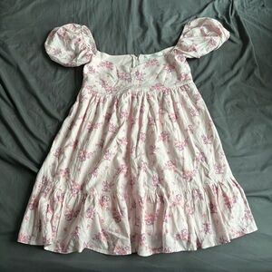 Altar’d State Pink Floral Babydoll Dress